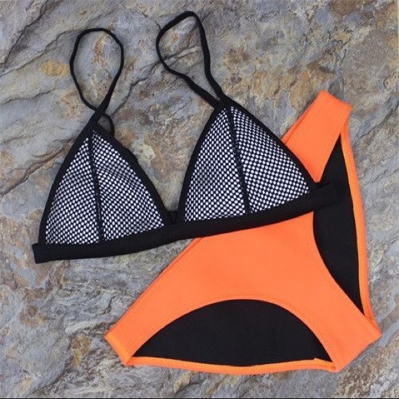 Other - Mesh neoprene bikini set NWOT